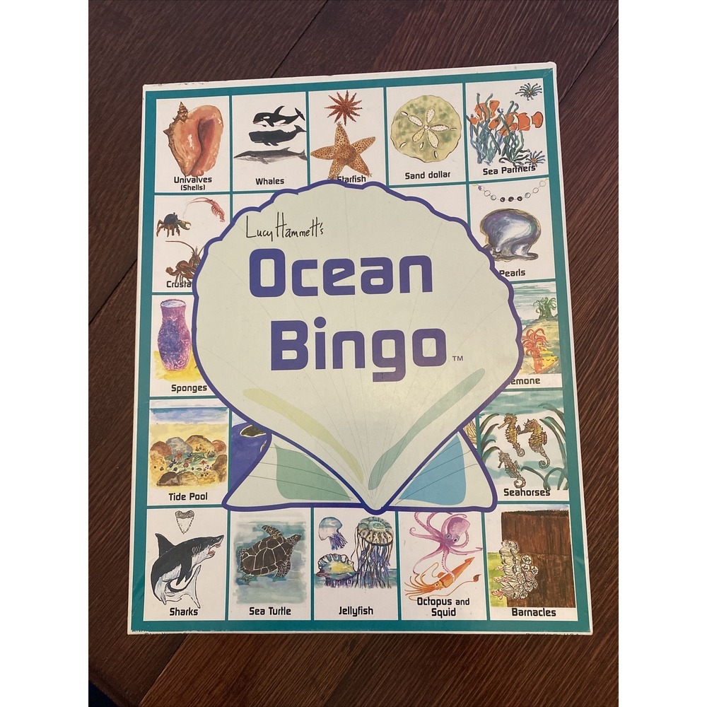 Lucy Hammett's‎ Ocean Bingo Game Fun Family Educational Science Ages 3-Adult